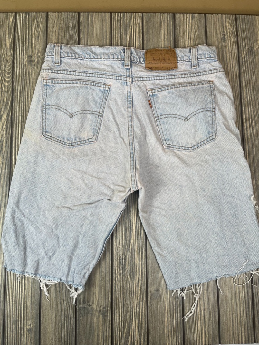 Vintage Levi's Orange Tab 505 Cutoff Denim Shorts